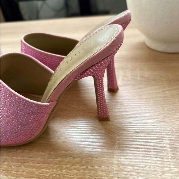 White Fox Boutique Pink Glitter Heels - Picture 3 of 5